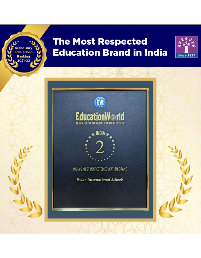 The Most Respected Education Brand in India - The Education World - 21-22