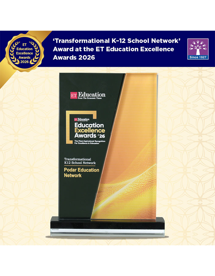 Podar Education Network is honoured with the ET Education Excellence Awards 2026