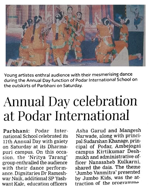 Annual Day Celebration 2022-2023 - parbhani