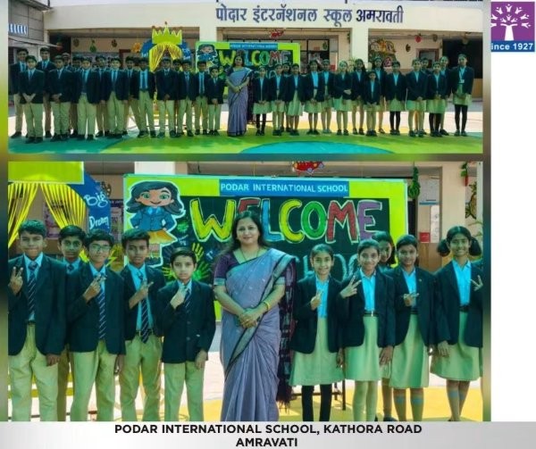 1st day at school 2026-2027 at Podar school Kathora Road, Amravati - image 2