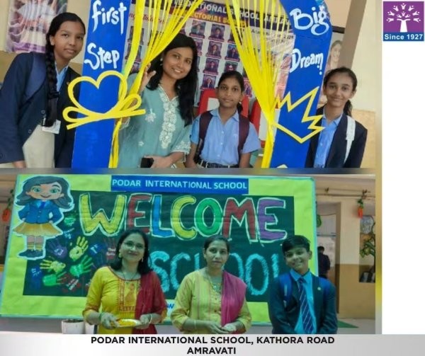 1st day at school 2026-2027 at Podar school Kathora Road, Amravati - image 4