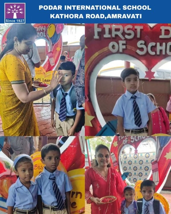 1st day at school 2026-2027 at Podar school Kathora Road, Amravati - image 6