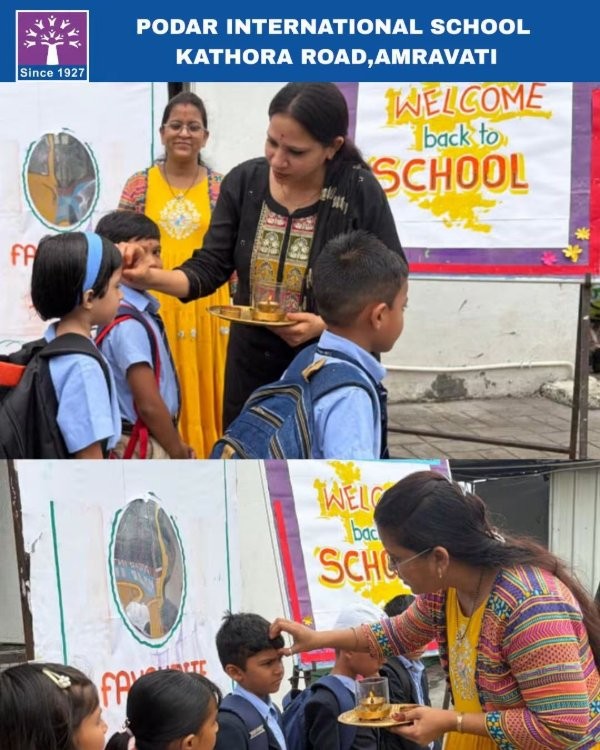 1st day at school 2026-2027 at Podar school Kathora Road, Amravati - image 7