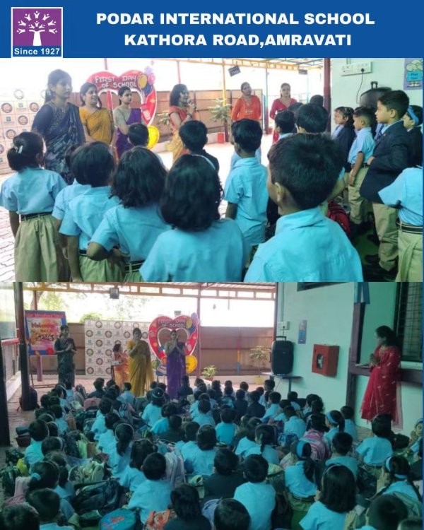 1st day at school 2026-2027 at Podar school Kathora Road, Amravati - image 9