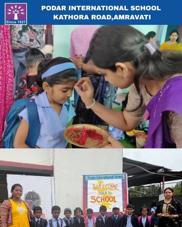 1st day at school 2026-2027 at Podar school Kathora Road, Amravati - image 8