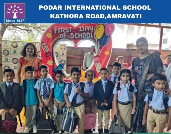 1st day at school 2026-2027 at Podar school Kathora Road, Amravati - image 10