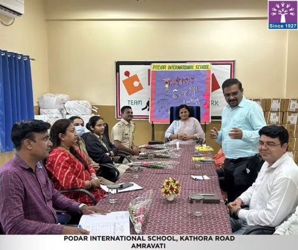 Transport Committee Meeting 2026–27 at Podar school Kathora Road, Amravati - image 4