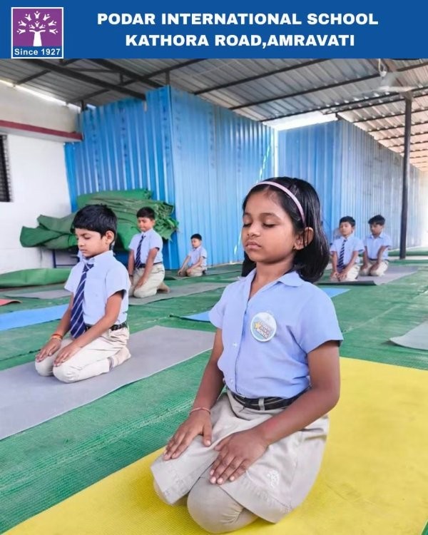 International Yoga Day Celebration - 2026 at Podar school Kathora Road, Amravati - image 8