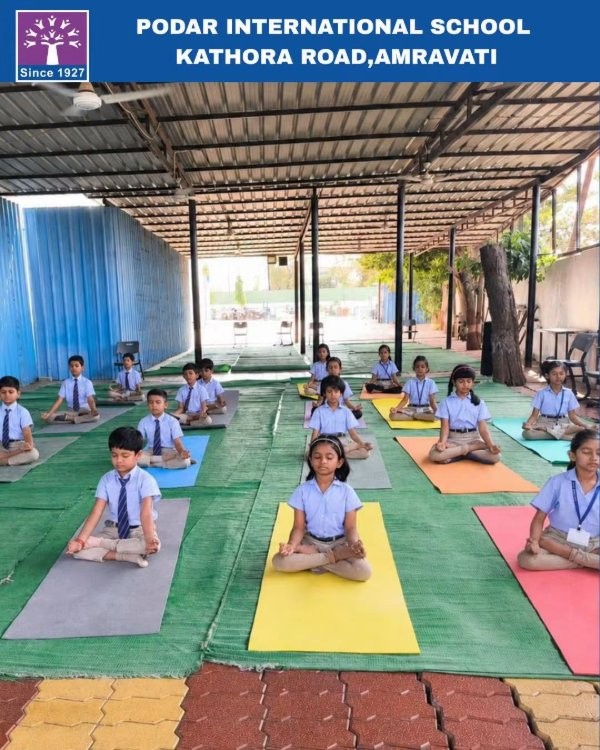 International Yoga Day Celebration - 2026 at Podar school Kathora Road, Amravati - image 10