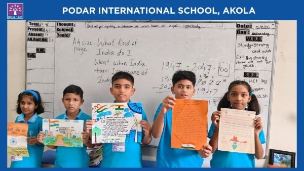Independence Day 'Poem Activities' - 2026 at Podar school Akola - image 5