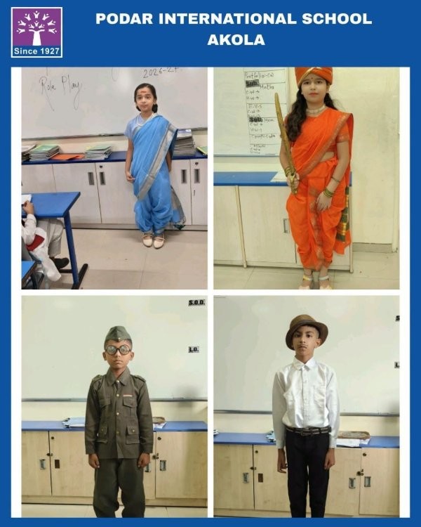 Independence Week 'Patriotic Activities' - 2026 at Podar school Akola - image 1
