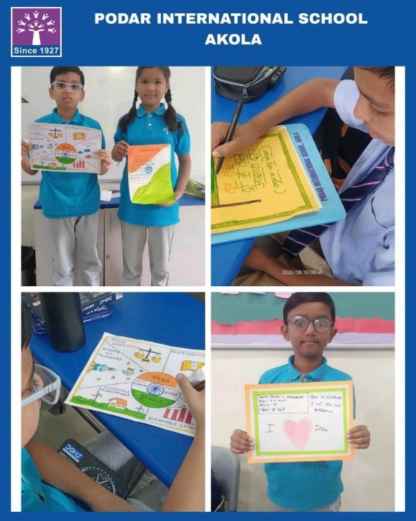 Independence Week 'Patriotic Activities' - 2026 at Podar school Akola - image 2