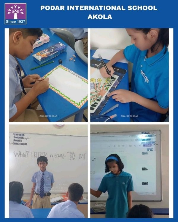 Independence Week 'Patriotic Activities' - 2026 at Podar school Akola - image 4