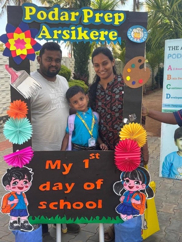 1st day of Junior and Senior Kindergarten 2026-2027 at Podar school Arsikere - image 4