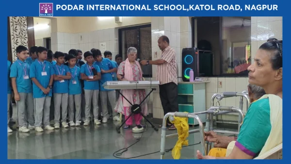 Visit to Old Age Shelter Home - 2026 at Podar school Katol Road, Nagpur - image 6