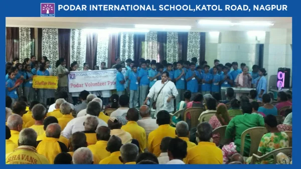 Visit to Old Age Shelter Home - 2026 at Podar school Katol Road, Nagpur - image 9