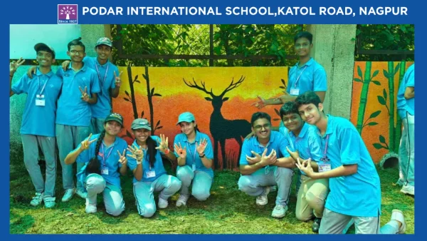 Wall Painting Activity 'Beautifying Public Places' - 2026 at Podar school Katol Road, Nagpur - image 1