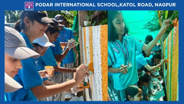 Wall Painting Activity 'Beautifying Public Places' - 2026 at Podar school Katol Road, Nagpur - image 3