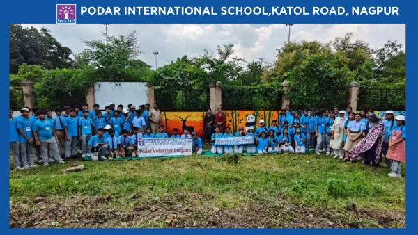 Wall Painting Activity 'Beautifying Public Places' - 2026 at Podar school Katol Road, Nagpur - image 7