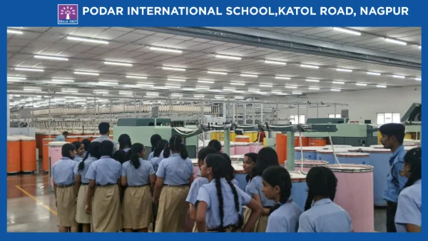 Field Trip to Bhagirathi Textile Limited, Kalmeshwar - 2026 at Podar school Katol Road, Nagpur - image 13