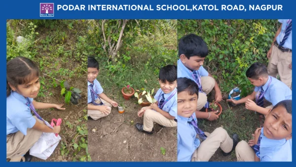 Podar Volunteer Program 'Tree Plantation Drive' - 2026 at Podar school Katol Road, Nagpur - image 8
