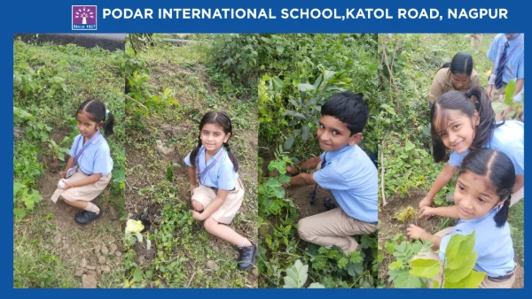 Podar Volunteer Program 'Tree Plantation Drive' - 2026 at Podar school Katol Road, Nagpur - image 9