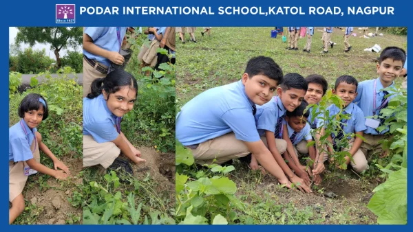 Podar Volunteer Program 'Tree Plantation Drive' - 2026 at Podar school Katol Road, Nagpur - image 11