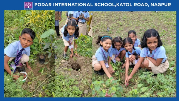 Podar Volunteer Program 'Tree Plantation Drive' - 2026 at Podar school Katol Road, Nagpur - image 13