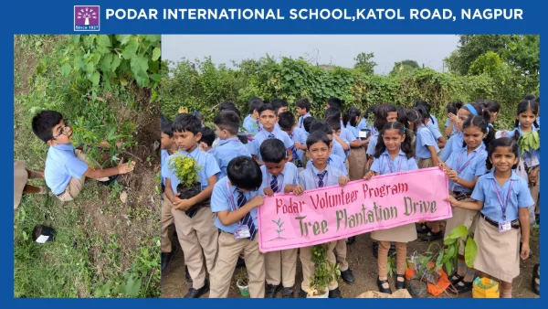 Podar Volunteer Program 'Tree Plantation Drive' - 2026 at Podar school Katol Road, Nagpur - image 15