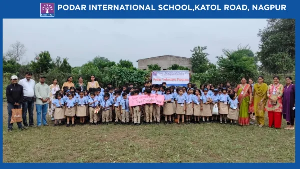 Podar Volunteer Program 'Tree Plantation Drive' - 2026 at Podar school Katol Road, Nagpur - image 16