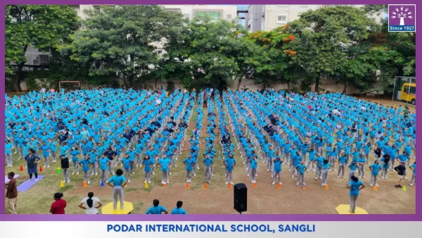 International Yoga Day Celebration - 2026 at Podar school Sangli - image 4
