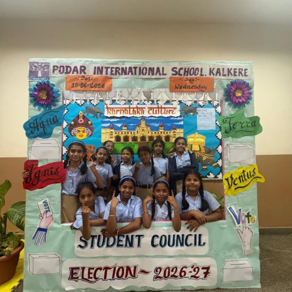 Student Council Election 2026-27 at Podar school Kalkere, Bengaluru - image 1