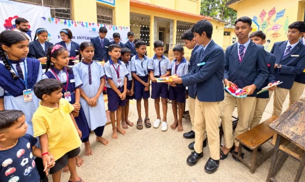 Podar Volunteer Program 'Stationery Donation Drive' - 2026 at Podar school Kolhapur - image 1