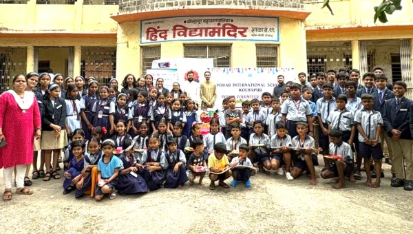 Podar Volunteer Program 'Stationery Donation Drive' - 2026 at Podar school Kolhapur - image 6