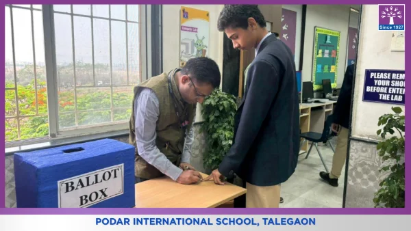 Students Council Campaigning & Students Council Election 2026-2027 at Podar school Talegaon, Pune - image 10