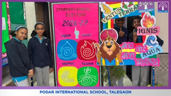 Students Council Campaigning & Students Council Election 2026-2027 at Podar school Talegaon, Pune - image 13
