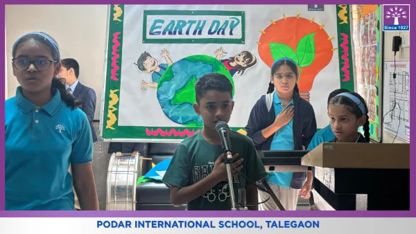 Earth Day Celebration - 2026 at Podar school Talegaon, Pune - image 1