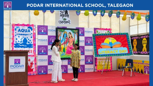 International Literacy Day Celebration - 2026 at Podar school Talegaon, Pune - image 1