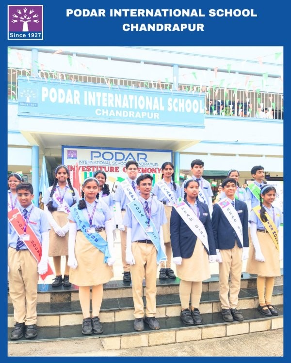 Investiture Ceremony 2026-2027 at Podar school Chandrapur - image 3