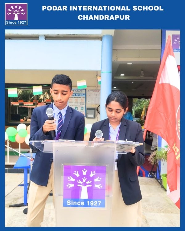Investiture Ceremony 2026-2027 at Podar school Chandrapur - image 9