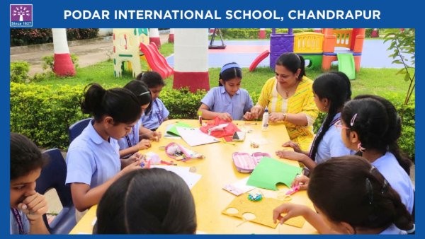 Rakhi Making Activity - 2026 at Podar school Chandrapur - image 3