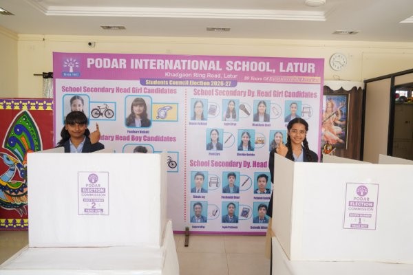Students Council Elections 2026-2027 at Podar school Khadgaon Ring Road, Latur - image 7