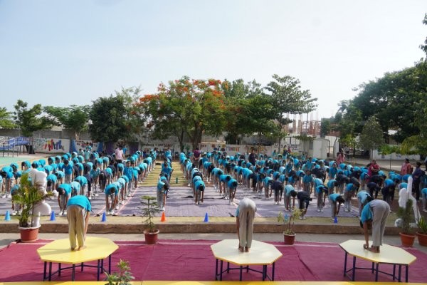 International Yoga Day Celebration - 2026 at Podar school Khadgaon Ring Road, Latur - image 1