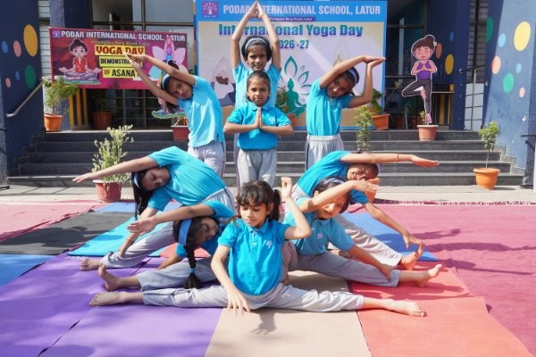 International Yoga Day Celebration - 2026 at Podar school Khadgaon Ring Road, Latur - image 7
