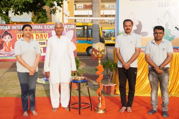 International Yoga Day Celebration - 2026 at Podar school Khadgaon Ring Road, Latur - image 9