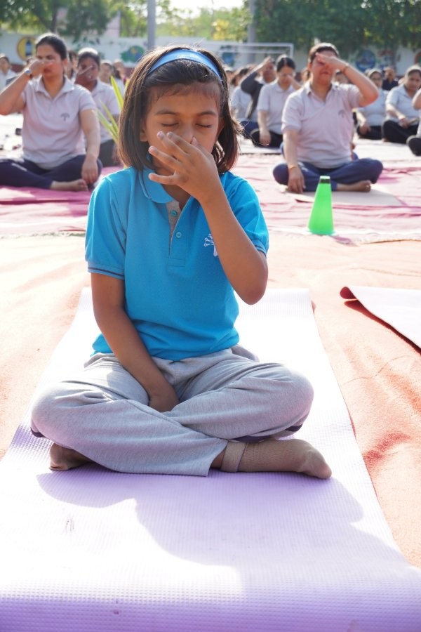 International Yoga Day Celebration - 2026 at Podar school Khadgaon Ring Road, Latur - image 12