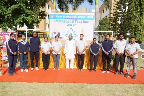 International Yoga Day Celebration - 2026 at Podar school Khadgaon Ring Road, Latur - image 14