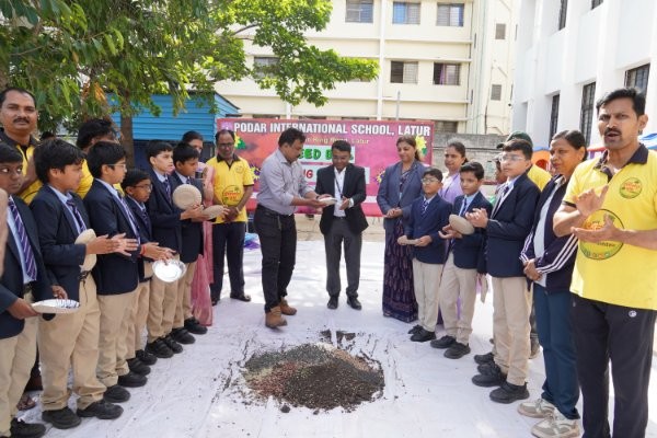 Seed Ball making Activity - 2026 at Podar school Khadgaon Ring Road, Latur - image 2