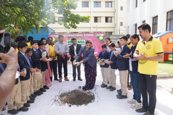 Seed Ball making Activity - 2026 at Podar school Khadgaon Ring Road, Latur - image 4