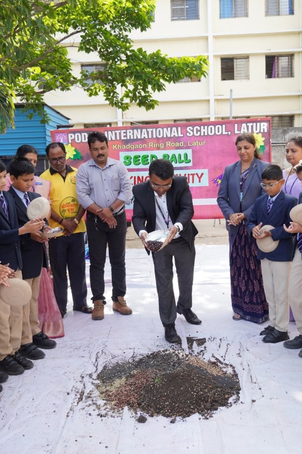 Seed Ball making Activity - 2026 at Podar school Khadgaon Ring Road, Latur - image 6